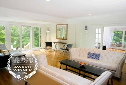 lush interior design with 2025 Johansen's Award overlaid