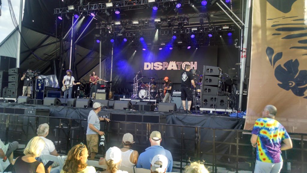 Dispatch performing on stage