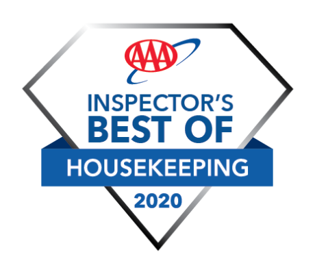 AAA Best Housekeeping 2020 Hotel Award Logo