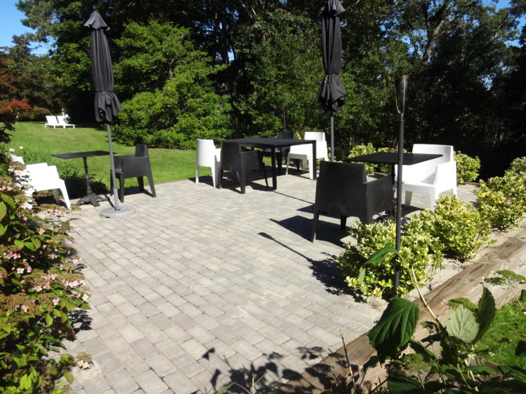 Garden Patio With Tables