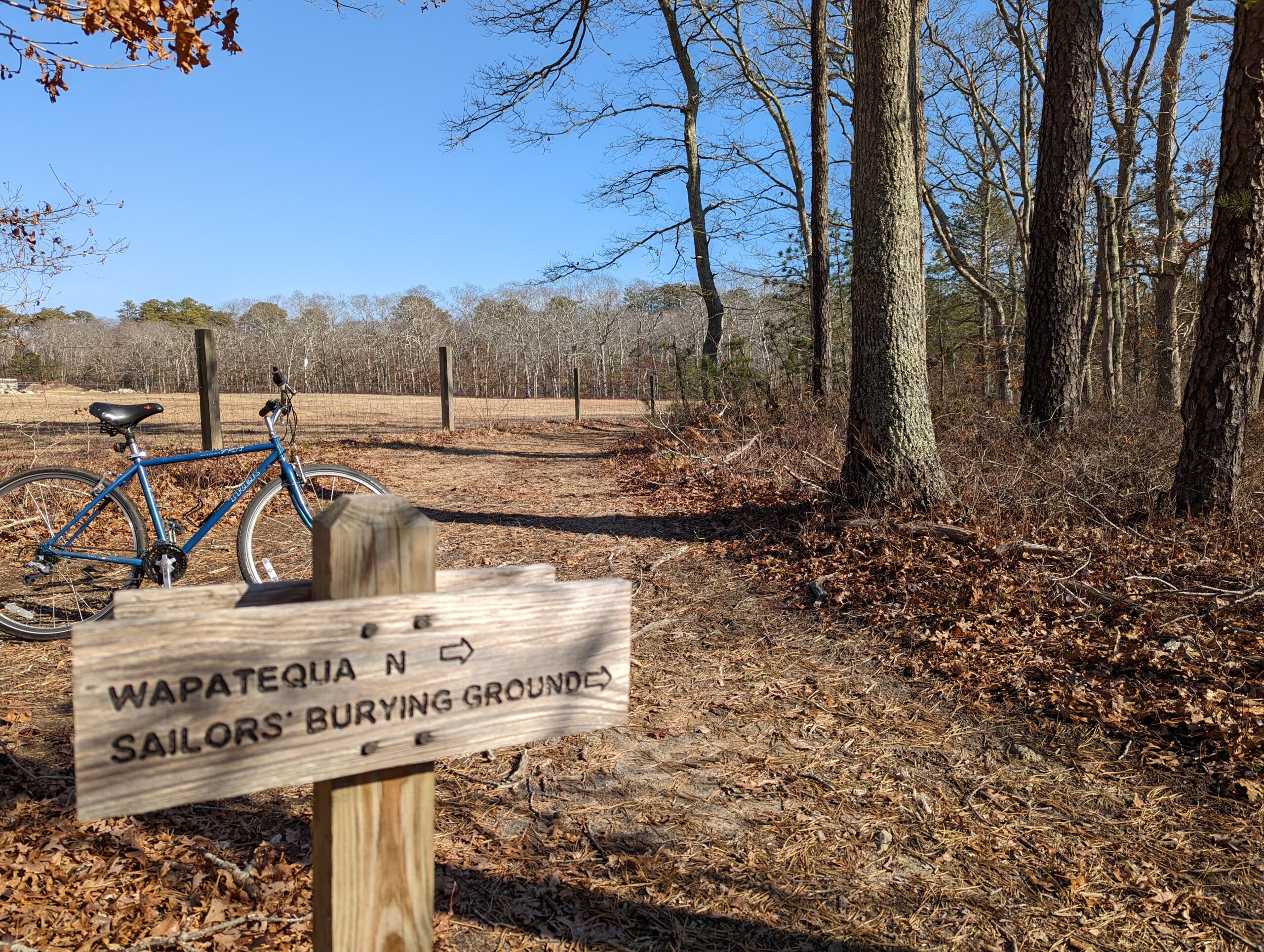 Trail Towards Sailors Burial Ground