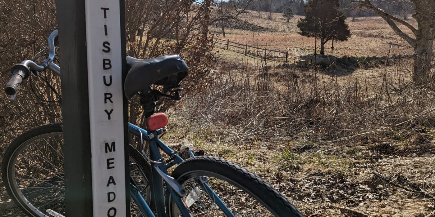 Tisbury Meadows Trail Head Sign