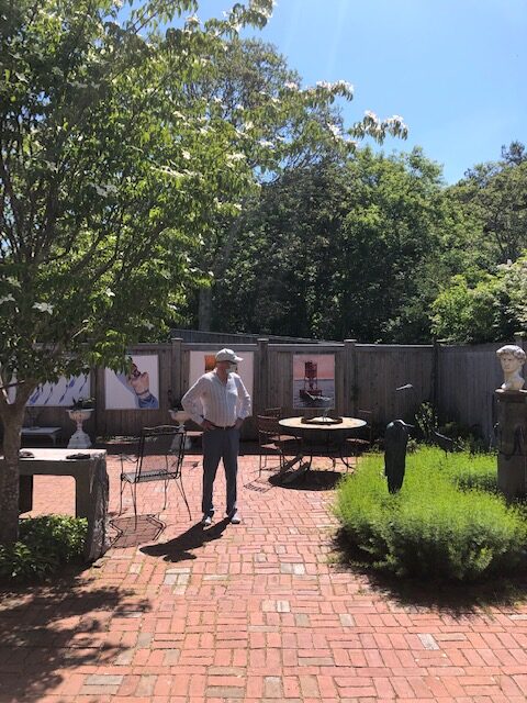 Outside Courtyard at Granary Gallery