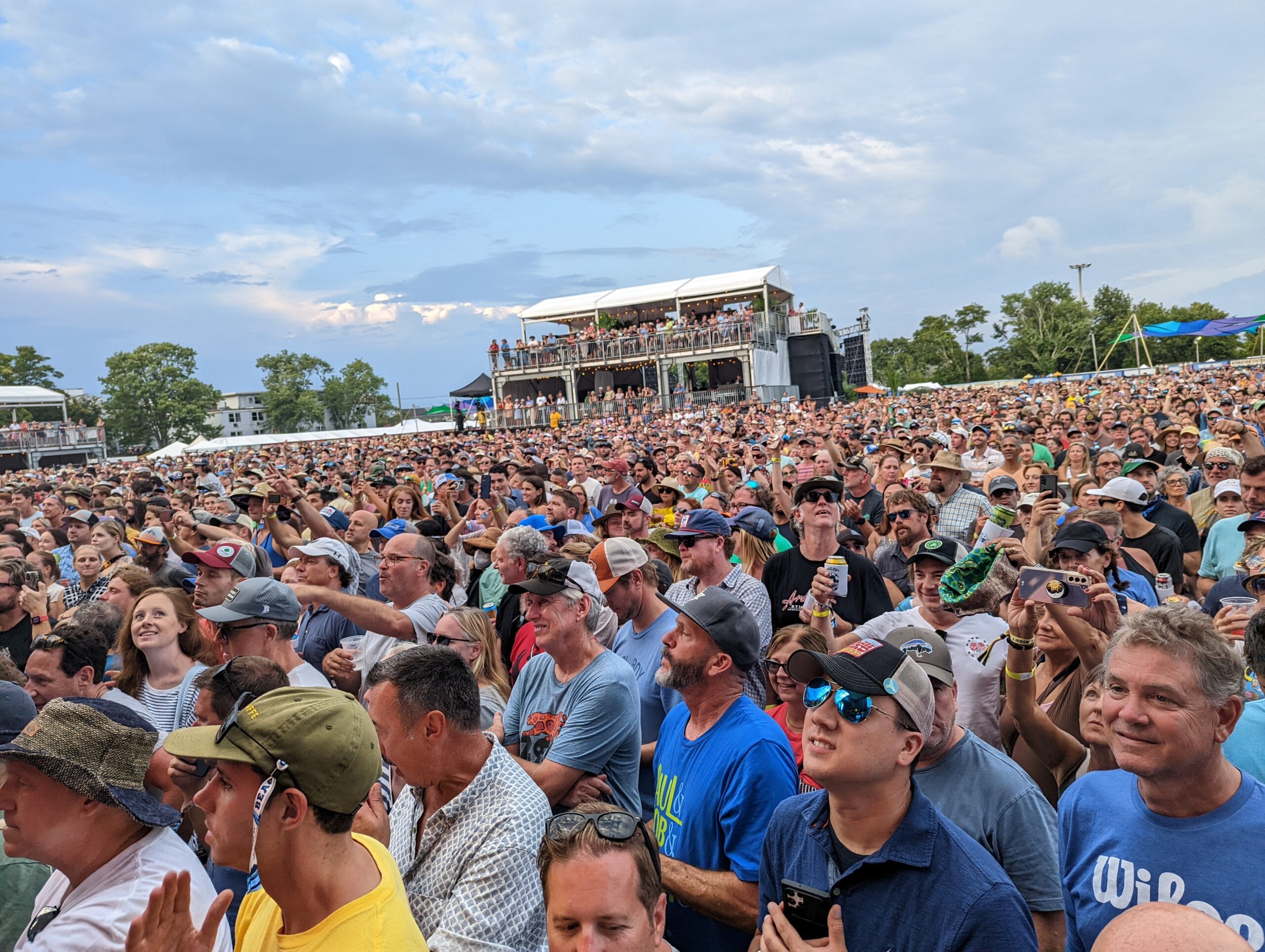 Crowd At Beach Road Weekend