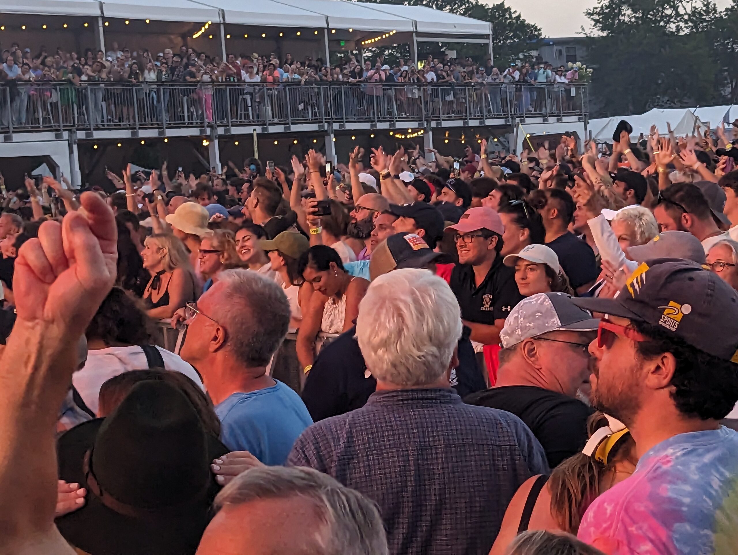 Crowd at Beach Road Weekend Music Festival