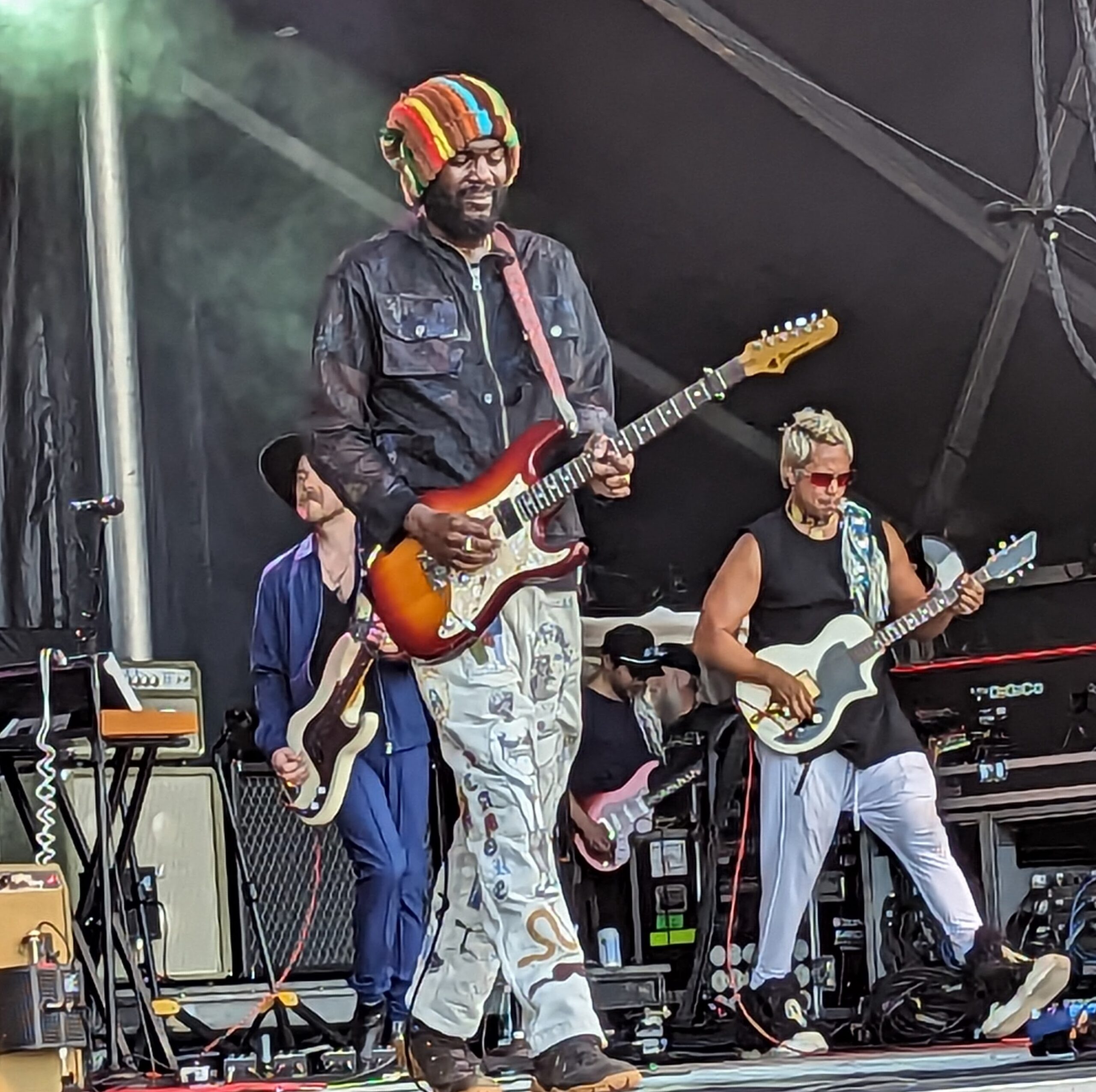 Gary Clark Jr and Band on Stage